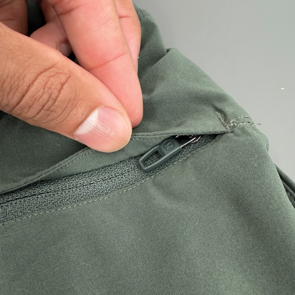Lululemon Zeroed In Shorts Mens Large Green 7" Linerless Pockets Training Gym - Picture 4 of 9